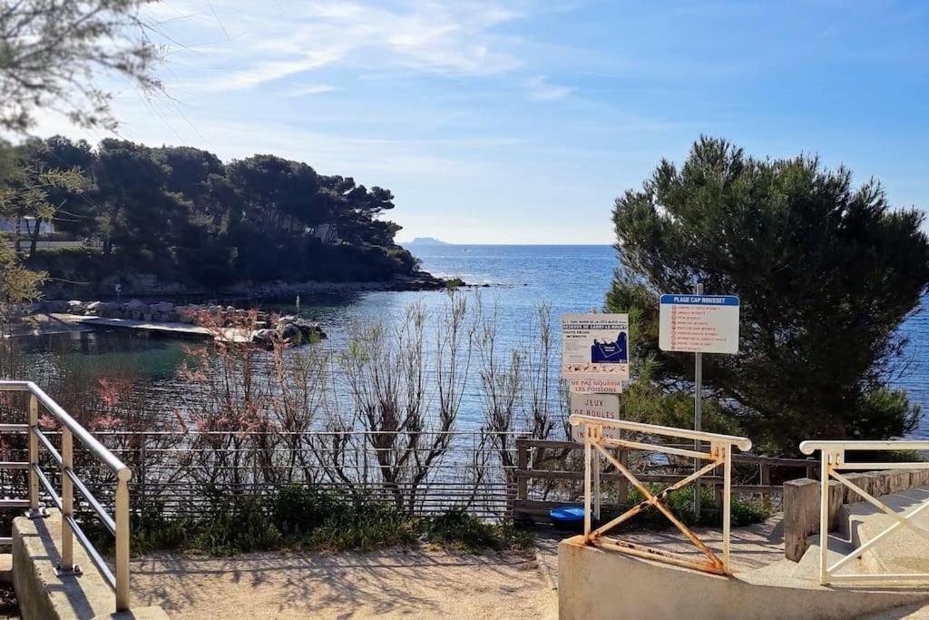 Magnifique T2 - Les Pieds Dans L'Eau Piscine/Plage Carry-le-Rouet Dış mekan fotoğraf